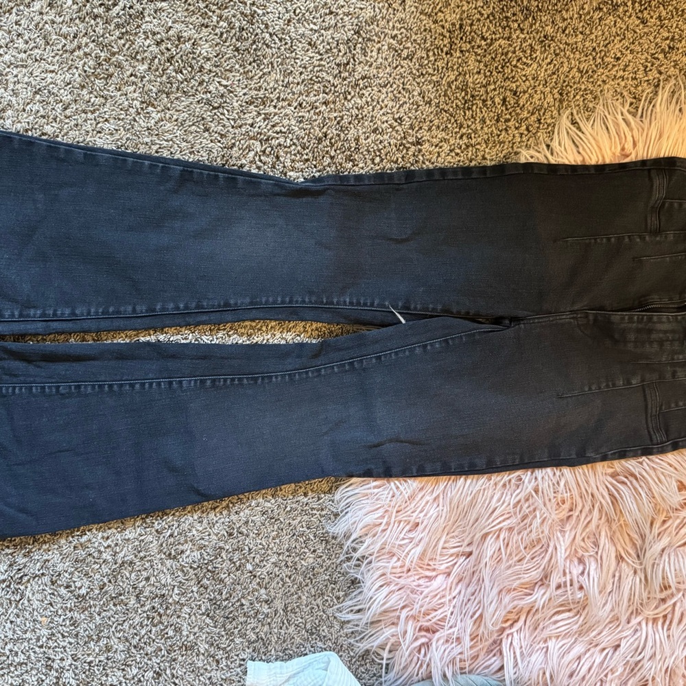 We The Free Black Straight Leg Jeans